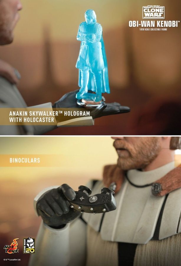 Star Wars: The Clone Wars Obi-Wan Kenobi 1:6 Scale Action Figure