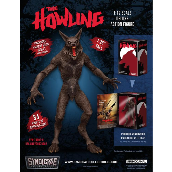 The Howling - Werewolf Deluxe 1/12th Scale Action Figure