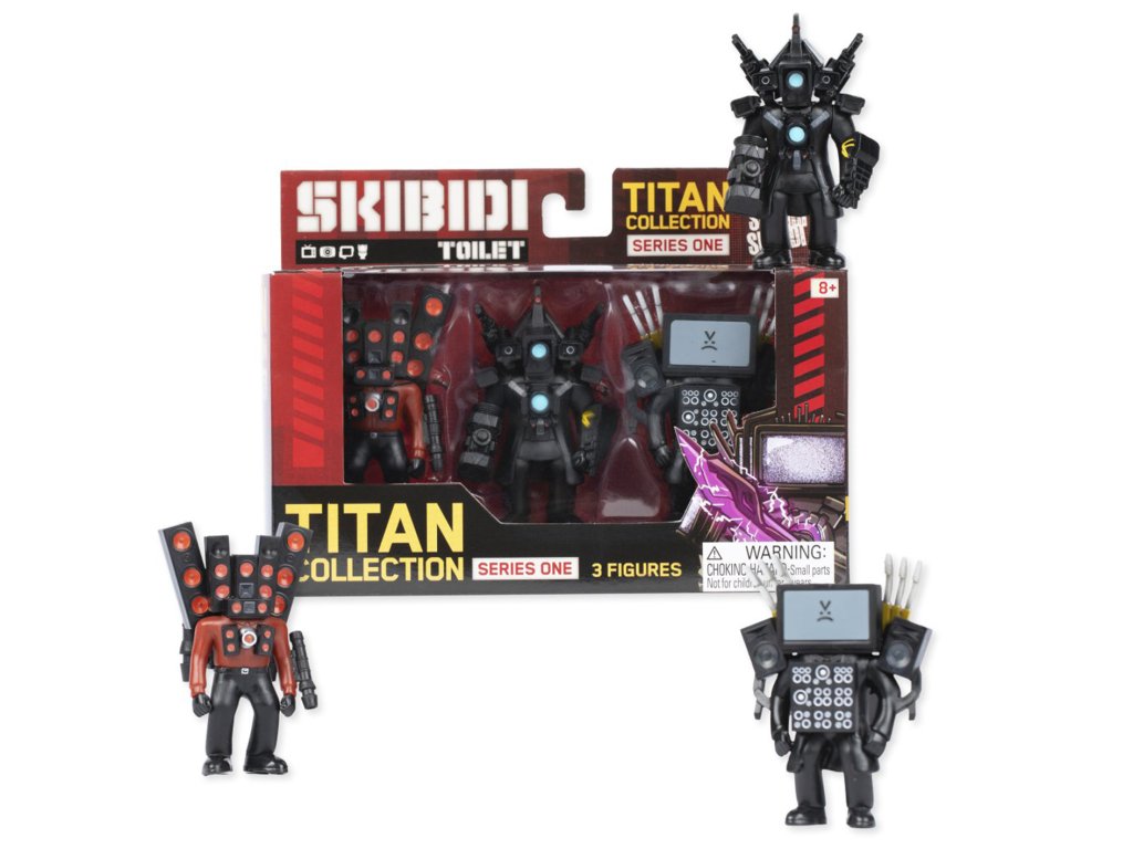Skibidi Toilet Titan 3-pack (4)