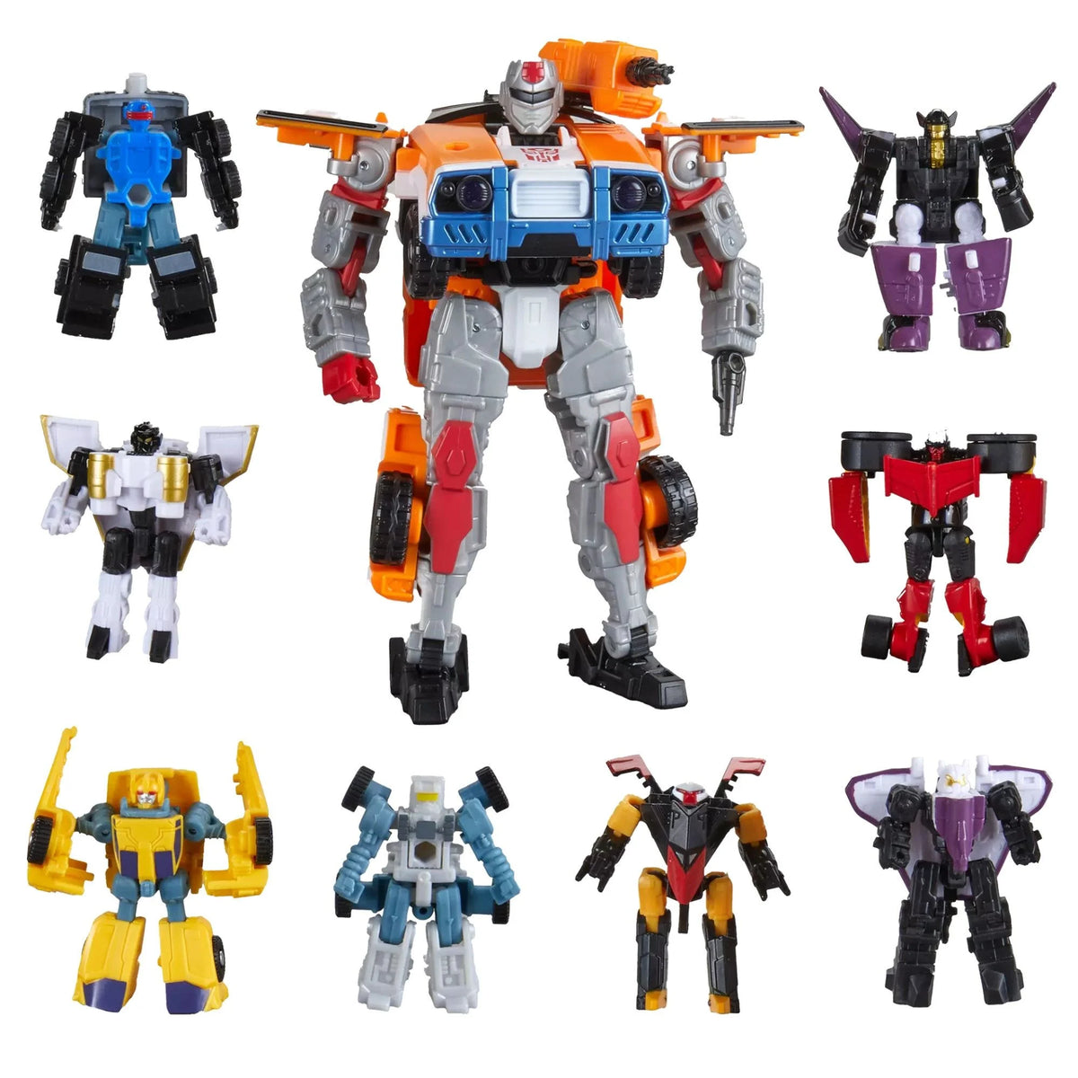 Transformers Age Of The Primes Voyager Class Powerlinx Red Alert & 8 Mini-Con Pack