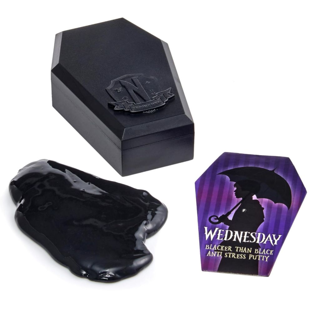 Wednesday Blacker Than Black Anti-Stress Putty