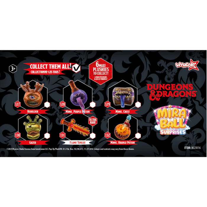 Miraball Surprises - Dungeons & Dragons Blind Ball Plush (Single Unit)