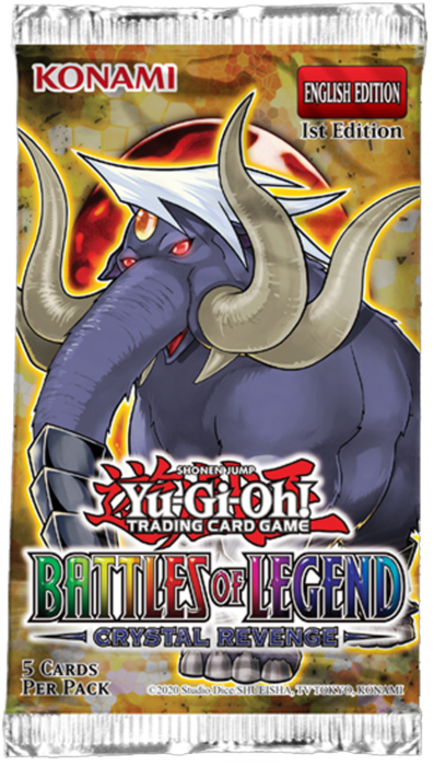 YU-GI-OH BATTLES OF LEGEND CRYSTAL REVENGE BOOSTER PACK
