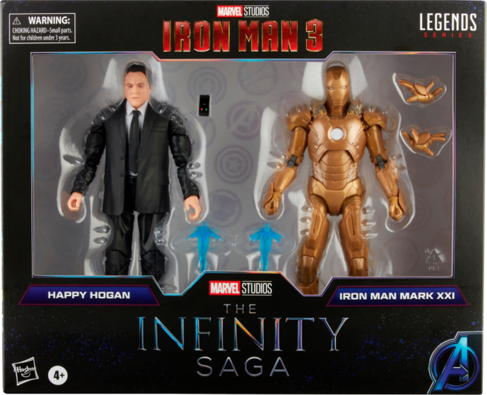 Marvel Legends : Happy Hogan & Iron Man Mark XXI (The Infinity Saga : Iron Man 3)
