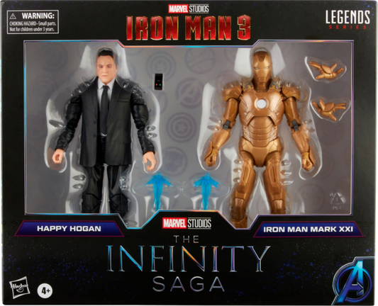 Marvel Legends : Happy Hogan & Iron Man Mark XXI (The Infinity Saga : Iron Man 3)