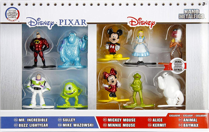 Jada Toys : 10 Pack Nano Metalfigs (Disney & Pixar)