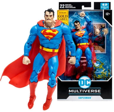 Hush: Superman w/Angry Laser Eyes Gold Label (DC Multiverse) McFarlane Toy Store Exclusive 7" Figure