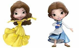 Beauty and the Beast (1991) - Belle 4" Metals