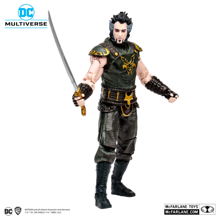 Batman: Arkham City - Ra's Al Ghul DC Multiverse 7” Scale Action Figure (Solomon Grundy Build-A-Figure)