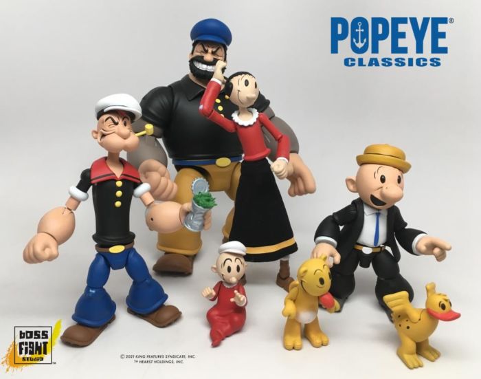 Popeye - Olive Oyl 1/12th Scale Action Figure