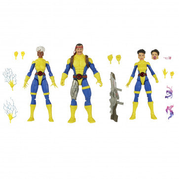 Marvel Legends Series: Marvels Forge, Storm, and Jubilee Figures