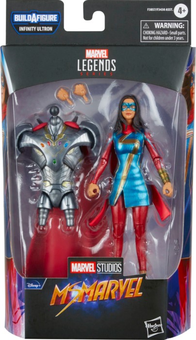 Marvel Legends - Ms. Marvel (2022) - Ms. Marvel  6” Scale Action Figure (Infinity Ultron Build-A-Figure)