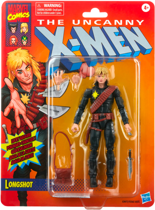 The Uncanny X-Men - Longshot (Classic) Retro Marvel Legends 6” Scale Action Figure