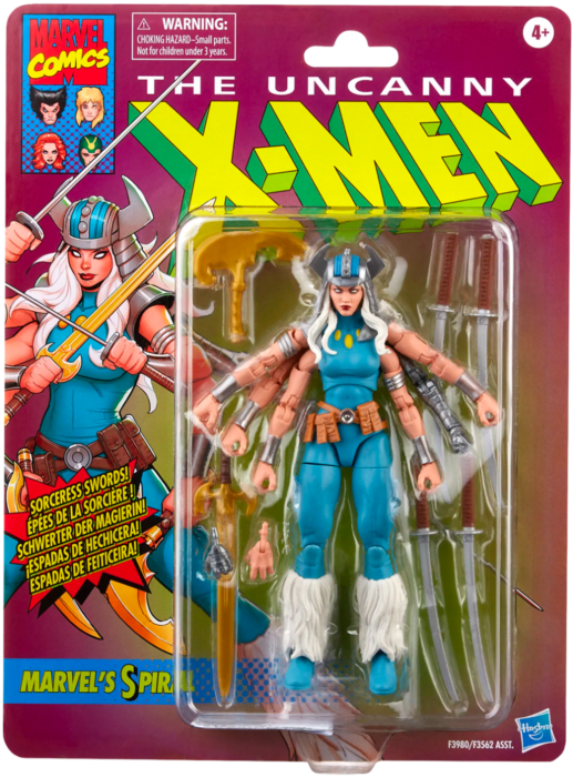 The Uncanny X-Men - Spiral (Classic) Retro Marvel Legends 6” Scale Action Figure