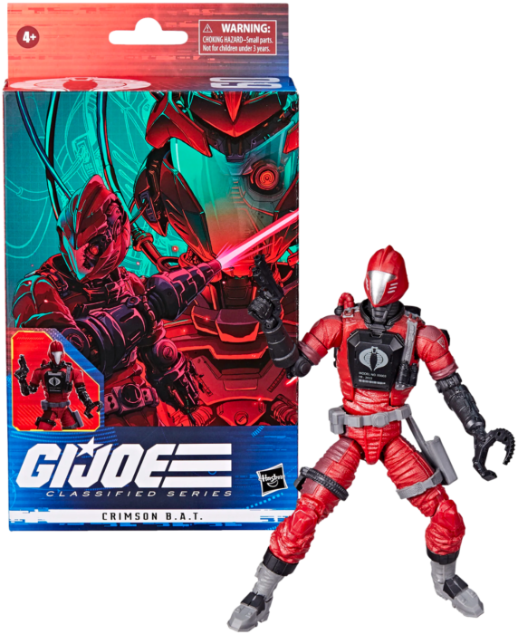 G.I. Joe - CRIMSON B.A.T. Classified Series 6” Scale Action Figure