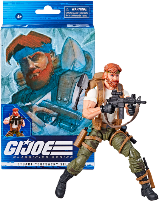 G.I. Joe - Stuart “Outback” Selkirk Classified Series 6” Scale Action Figure