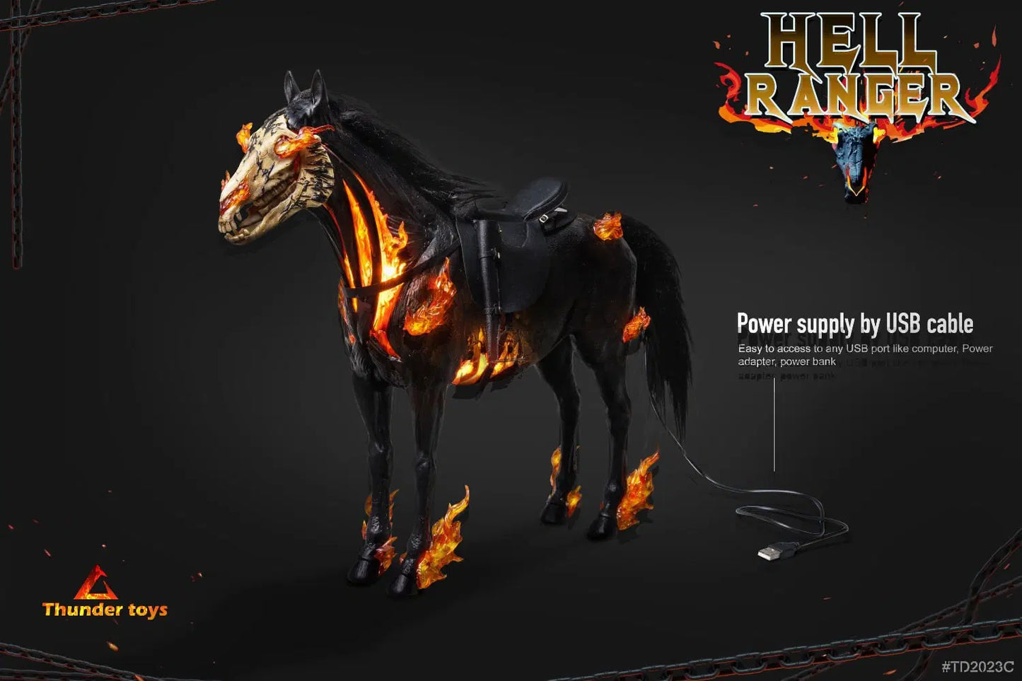 Thunder Toys: Hell Ranger Deluxe (with Horse) 1/6 figure