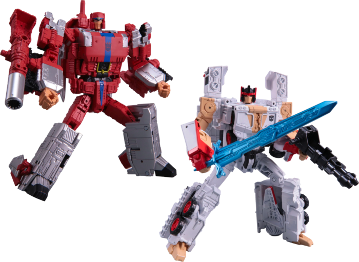 Transformers x Street Fighter II - Optimus Prime (Ryu) vs. Megatron (M. Bison) Collaborative Mash-Up Action Figure 2-Pack