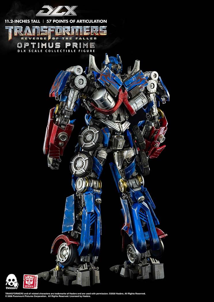 TRANSFORMERS: REVENGE OF THE FALLEN - OPTIMUS PRIME DLX - SCALE COLLECTIBLE FIGURE - THREEZERO