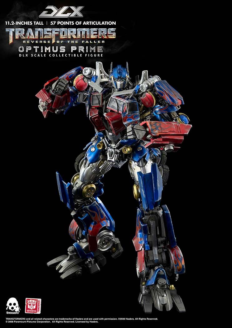 TRANSFORMERS: REVENGE OF THE FALLEN - OPTIMUS PRIME DLX - SCALE COLLECTIBLE FIGURE - THREEZERO