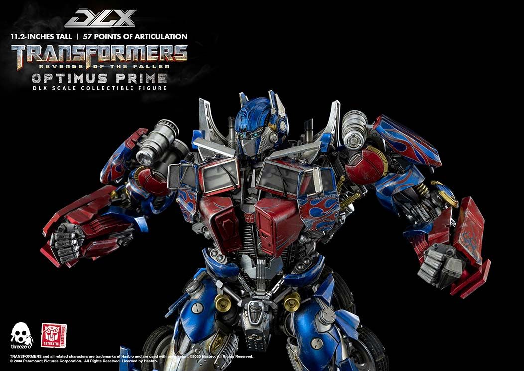 TRANSFORMERS: REVENGE OF THE FALLEN - OPTIMUS PRIME DLX - SCALE COLLECTIBLE FIGURE - THREEZERO