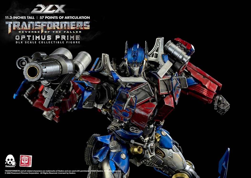 TRANSFORMERS: REVENGE OF THE FALLEN - OPTIMUS PRIME DLX - SCALE COLLECTIBLE FIGURE - THREEZERO