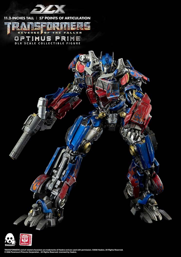 TRANSFORMERS: REVENGE OF THE FALLEN - OPTIMUS PRIME DLX - SCALE COLLECTIBLE FIGURE - THREEZERO