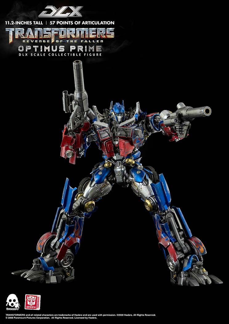 TRANSFORMERS: REVENGE OF THE FALLEN - OPTIMUS PRIME DLX - SCALE COLLECTIBLE FIGURE - THREEZERO