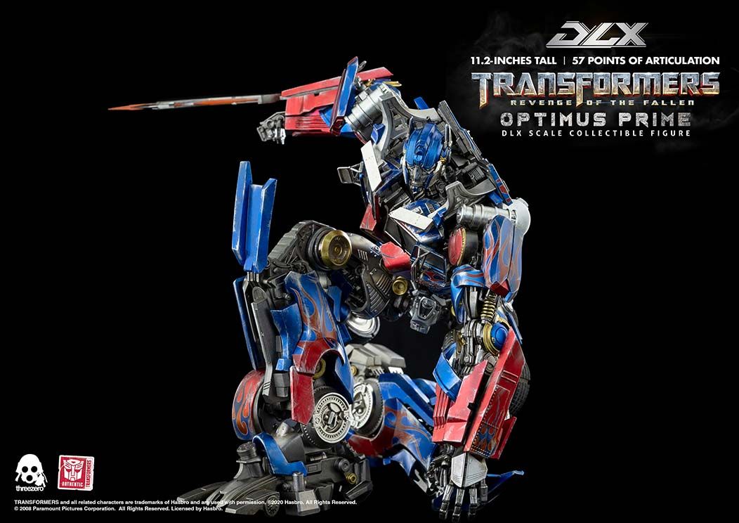 TRANSFORMERS: REVENGE OF THE FALLEN - OPTIMUS PRIME DLX - SCALE COLLECTIBLE FIGURE - THREEZERO