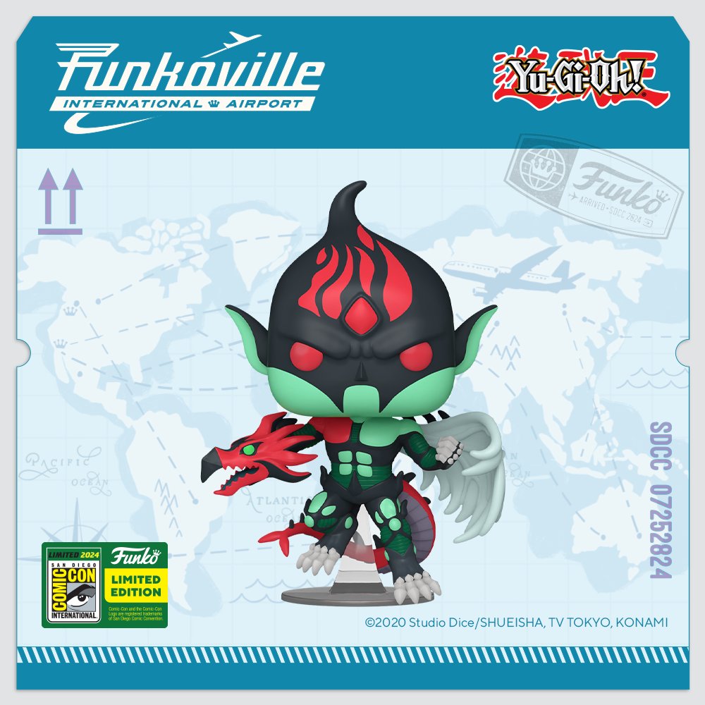 FUNKO 2024 Summer Convention Limited edition- YUGIOH GX FLAMED WINGMAN