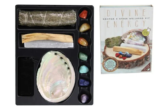Palo Santo Smudge & Wellness Kit Divine Energy 12pce Gift Box