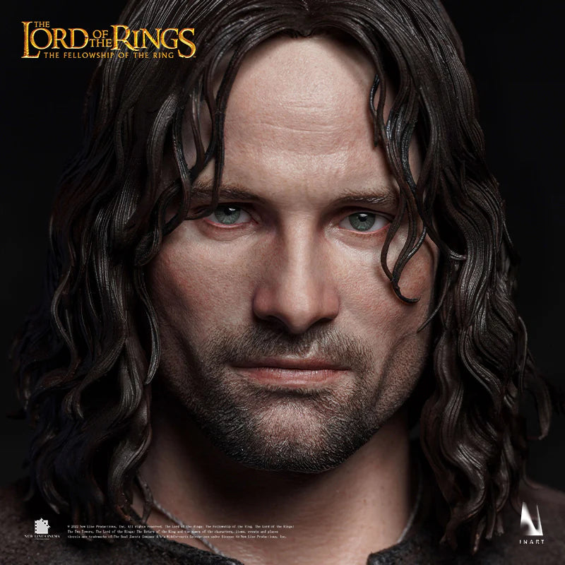 InArt The Lord Of The Rings The Fellowship Of The Ring Aragorn 1/6 Figure (Standard Version)(Sculpted Hair)