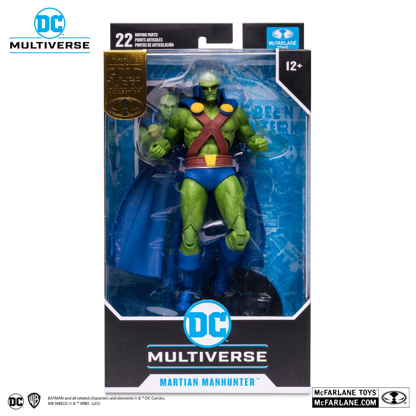 Mcfarlane DC Multiverse Gold Label Martian Manhunter