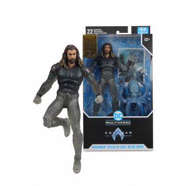 DC Multiverse Gold Label: Aquaman 2 Aquaman Stealth Suit With Topo (Gold Label)