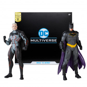 DC Multiverse Gold Label: Batman (Bloody) & Omega (Unmasked) Multipack