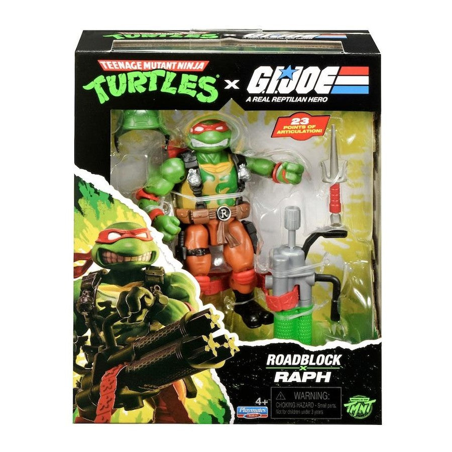 Teenage Mutant Ninja Turtles x G.I. Joe Roadblock x Raph Action Figure