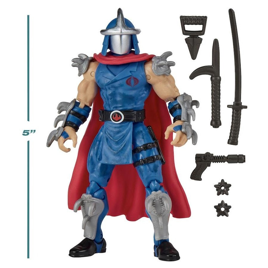 Teenage Mutant Ninja Turtles x G.I. Joe Cobra Commander x Shredder Action Figure