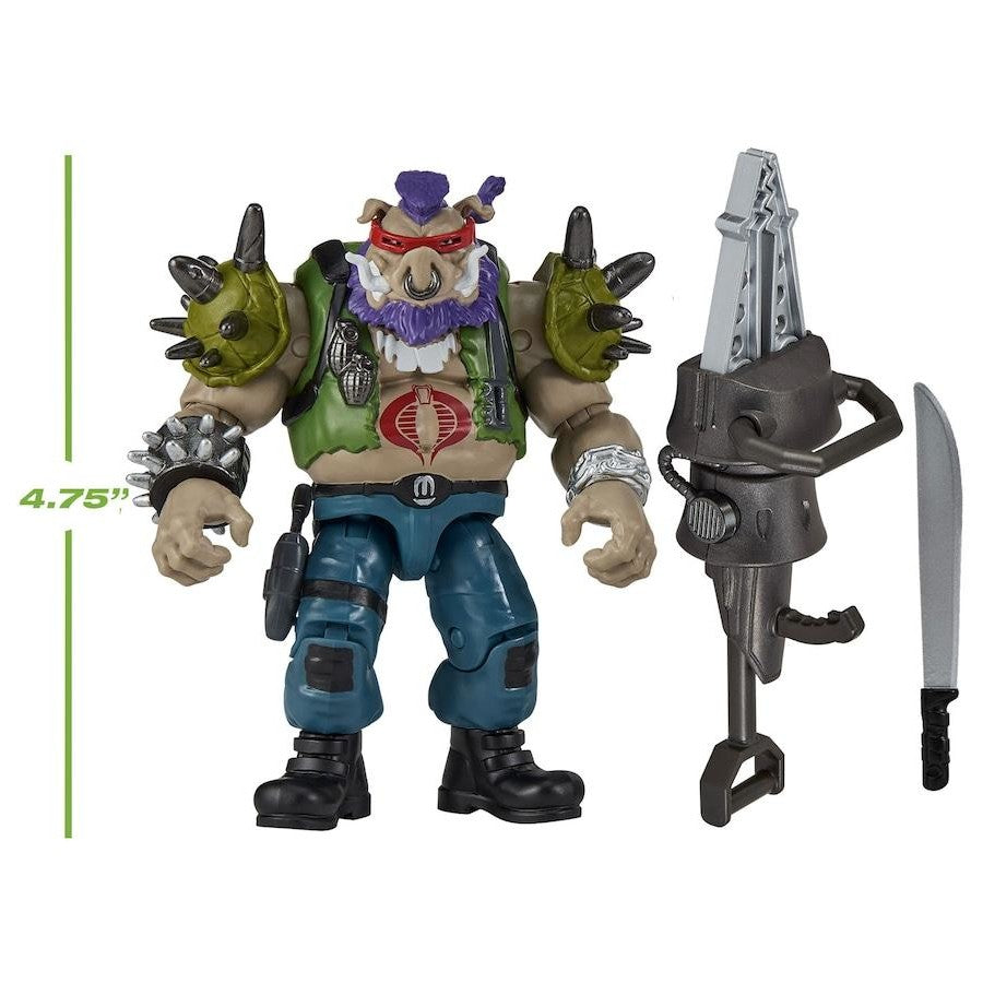 Teenage Mutant Ninja Turtles x G.I. Joe Ripper x Bebop Action Figure