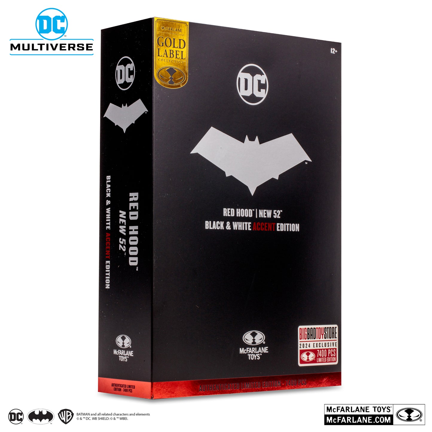 DC Multiverse Gold Label: Red Hood (New 52) BLACK & WHITE ACCENT EDITION