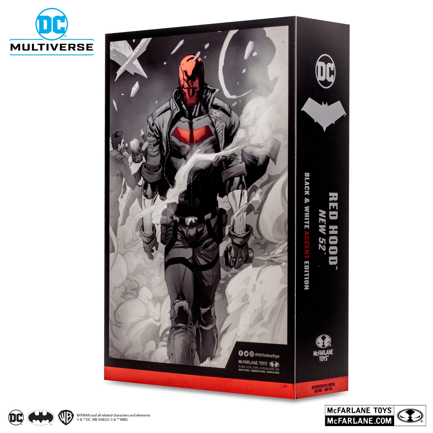 DC Multiverse Gold Label: Red Hood (New 52) BLACK & WHITE ACCENT EDITION