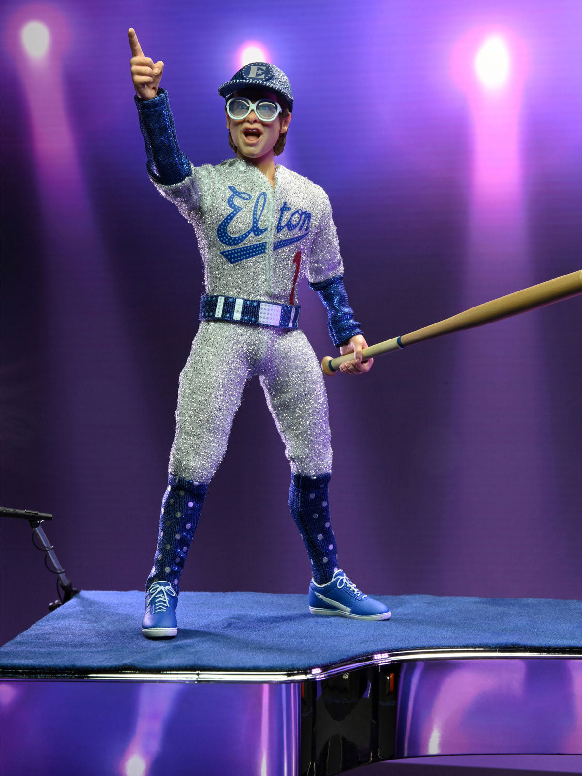 ELTON JOHN LIVE (1975) 8" CLOTHED ACTION FIGURE