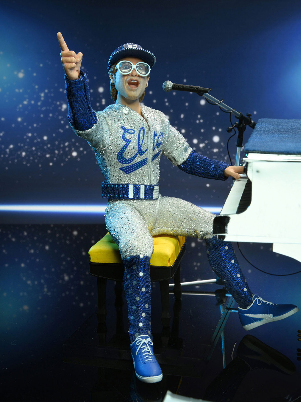 ELTON JOHN LIVE (1975) 8" CLOTHED ACTION FIGURE