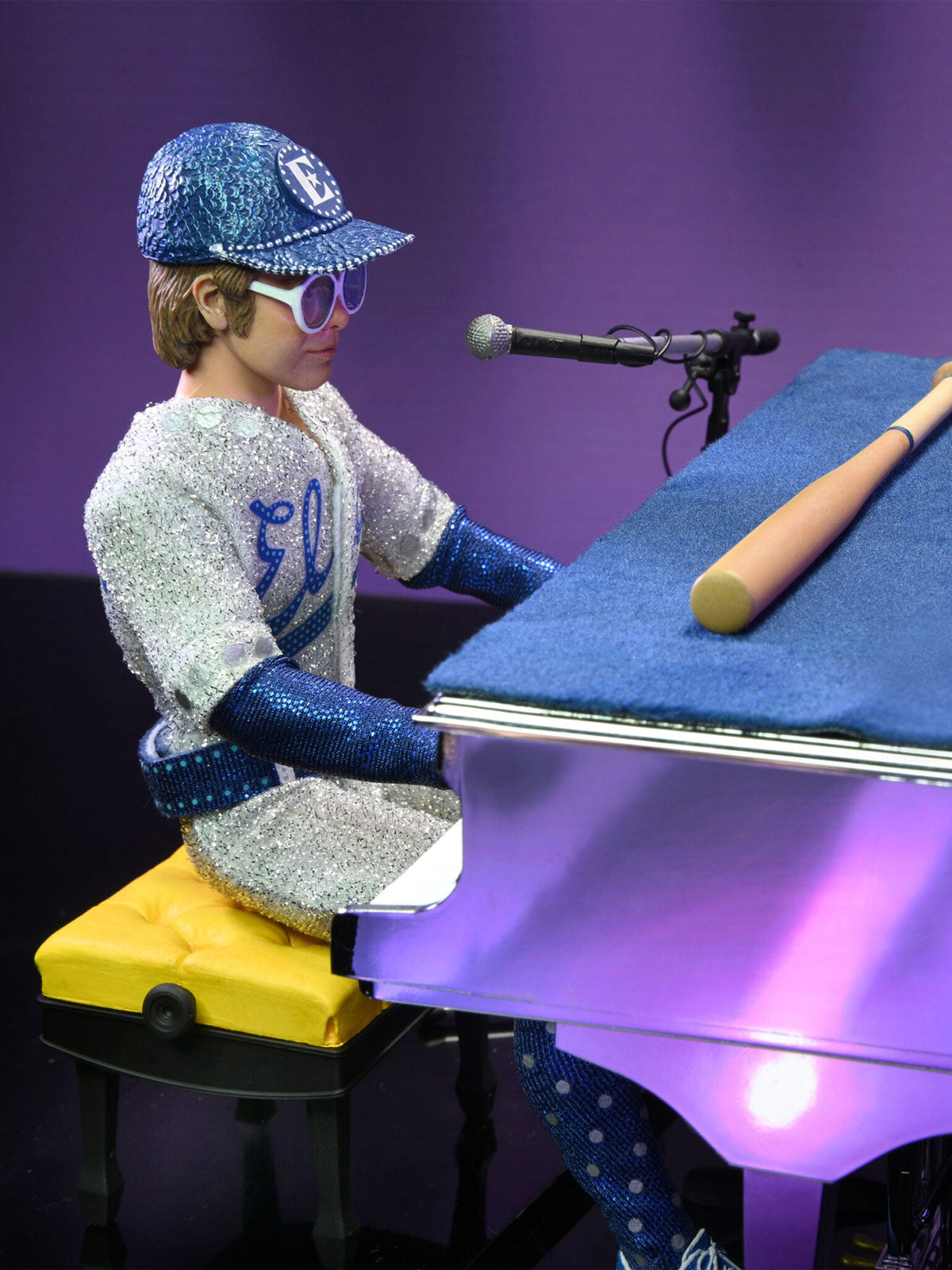 ELTON JOHN LIVE (1975) 8" CLOTHED ACTION FIGURE