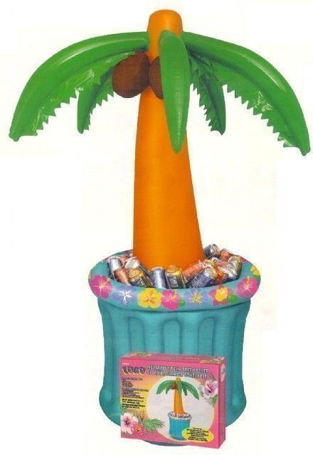 INFLATABLE COOLER PALM TREE LUAU 160CM (60 CANS)