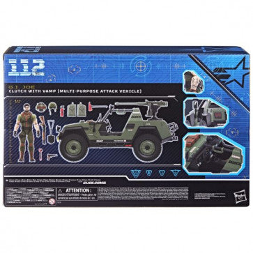 G.I. Joe Classified Series: #112 Clutch with VAMP (Multi-Purpose Attack Vehicle)