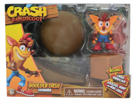 Crash Bandicoot 2.5inch Boulder Dash Diorama