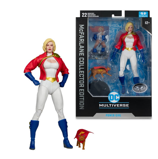 DC Multiverse Power Girl (Power Girl: Reborn) 7-Inch Action Figure McFarlane Collector Edition #31 Platinum Edition