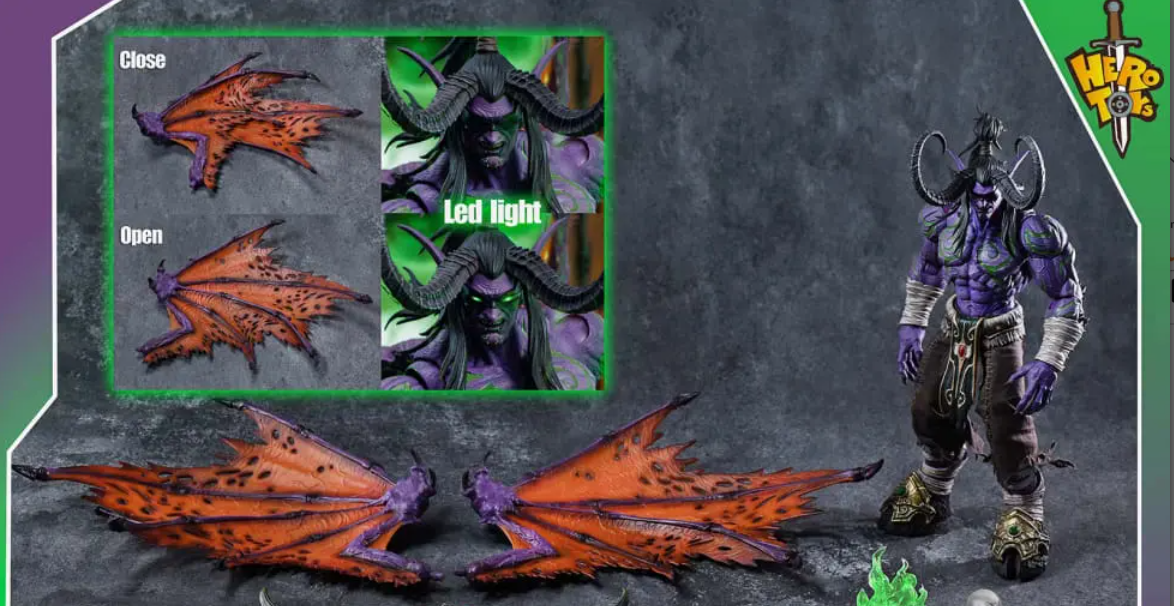 Hero Toys Demon Hunter Udayan Illidan Ver. 2 Limited Edition 1/12 Action Figure