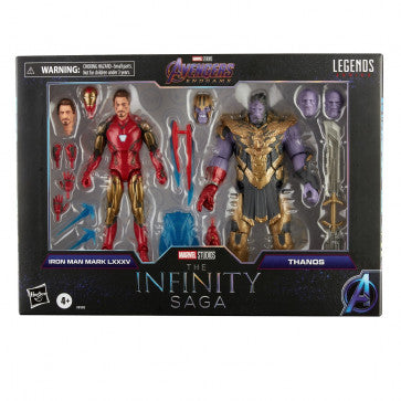 Marvel Legends Series: Infinity Saga - Iron Man and Thanos Action Figure 2pk