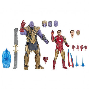 Marvel Legends Series: Infinity Saga - Iron Man and Thanos Action Figure 2pk